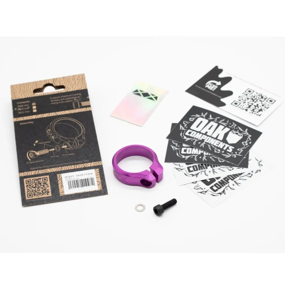 OAK Components Orbit - Zadelpenklem - blauw