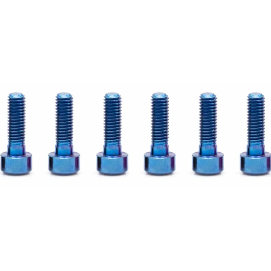Bouten|Gereedschap En Onderhoud < Oak Components Titaan Schroeven Set - M5x16mm - blauw