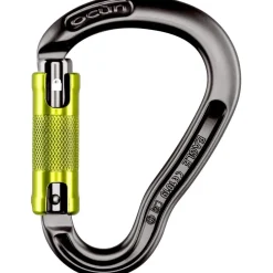 Ocún Eagle HMS Twist Carabiner - anthracite/green