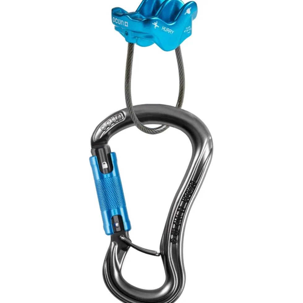 Ocún Belay Set Condor Triple/Hurry - anthracite