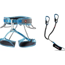 Ocún Via Ferrata Twist Tech ECO Captur Pro Swivel Set - grijs/blauw