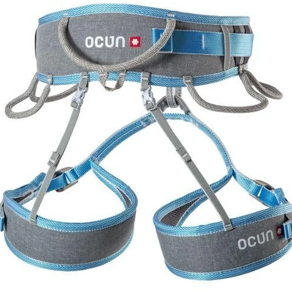 Ocún Via Ferrata Twist Tech ECO Captur Pro Swivel Set - grijs/blauw