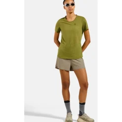 Odlo Active 365 Linencool T-Shirt Dames - guacamole melange