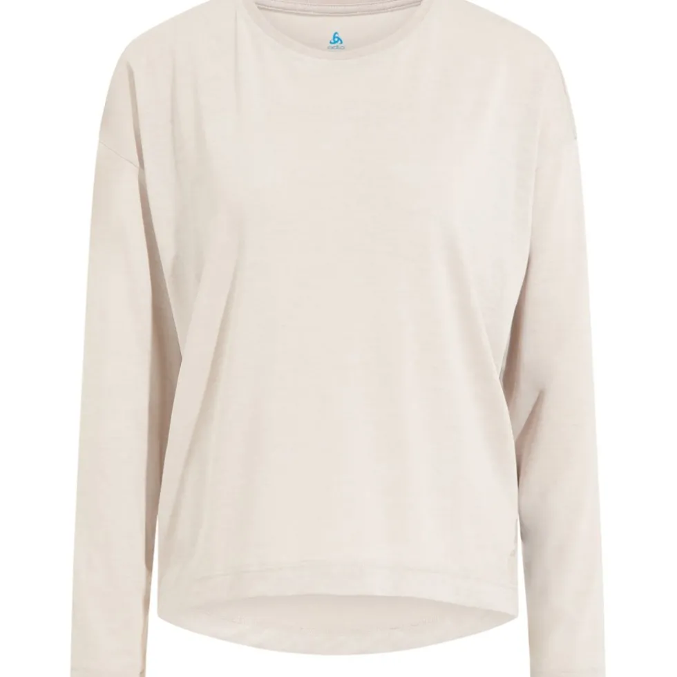 Odlo Active 365 Natural Blend Shirt met Lange Mouwen Dames - silver cloud melange