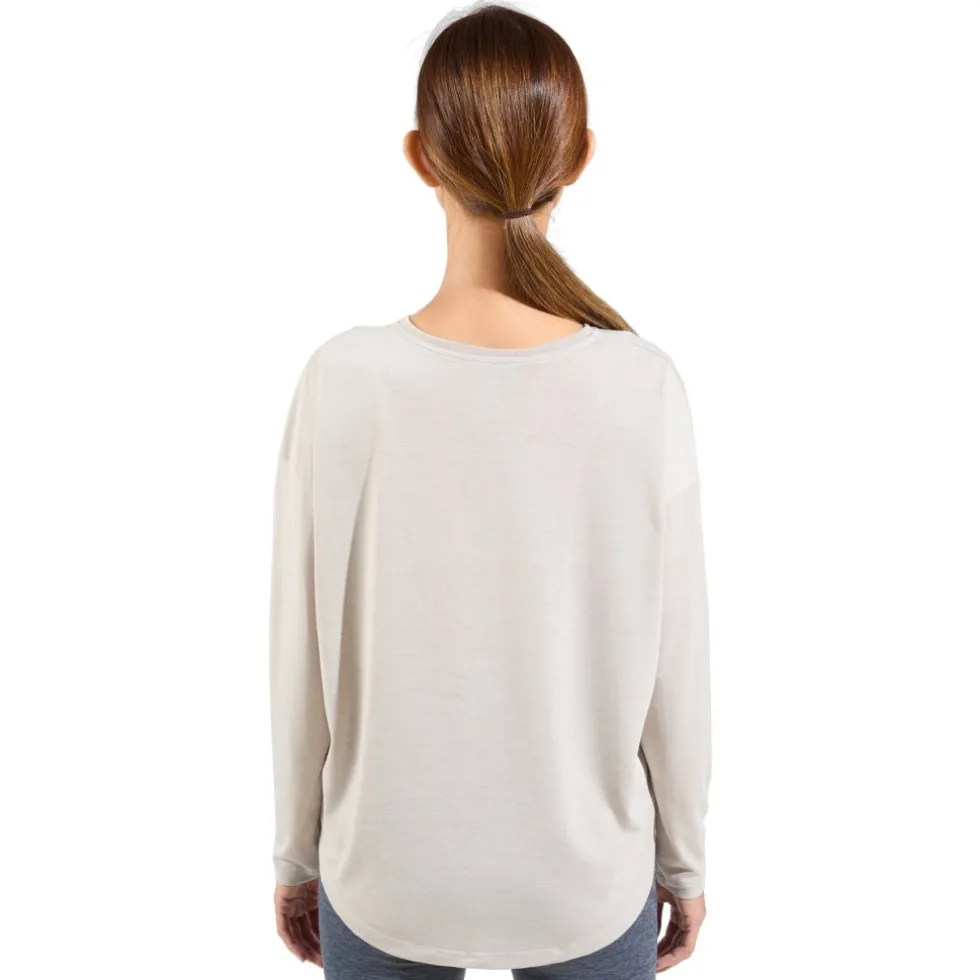 Odlo Active 365 Natural Blend Shirt met Lange Mouwen Dames - silver cloud melange