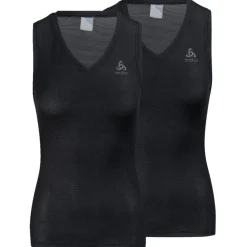 Baselayers < Odlo Active Everyday V-Neck Hed zonder ouwen Dae - et van 2 - zwart
