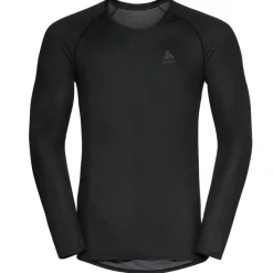 Ondershirts|Baselayers < Odlo Active F-Dry Light Hemd met Lange Mouwen Heren - zwart