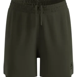 Odlo Essentials 4 inch 2-in-1 Hardloopshort 2.0 Dames - deep depths - black