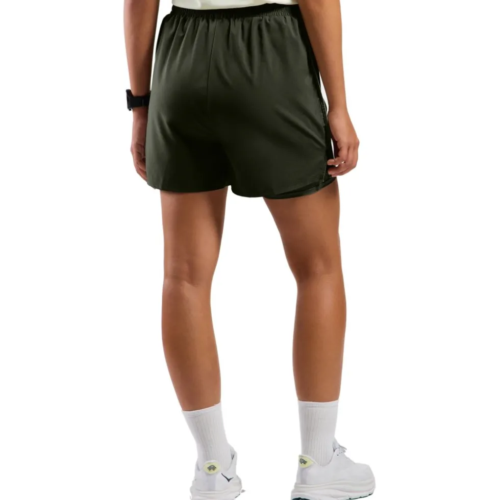 Odlo Essentials 4 inch 2-in-1 Hardloopshort 2.0 Dames - deep depths - black