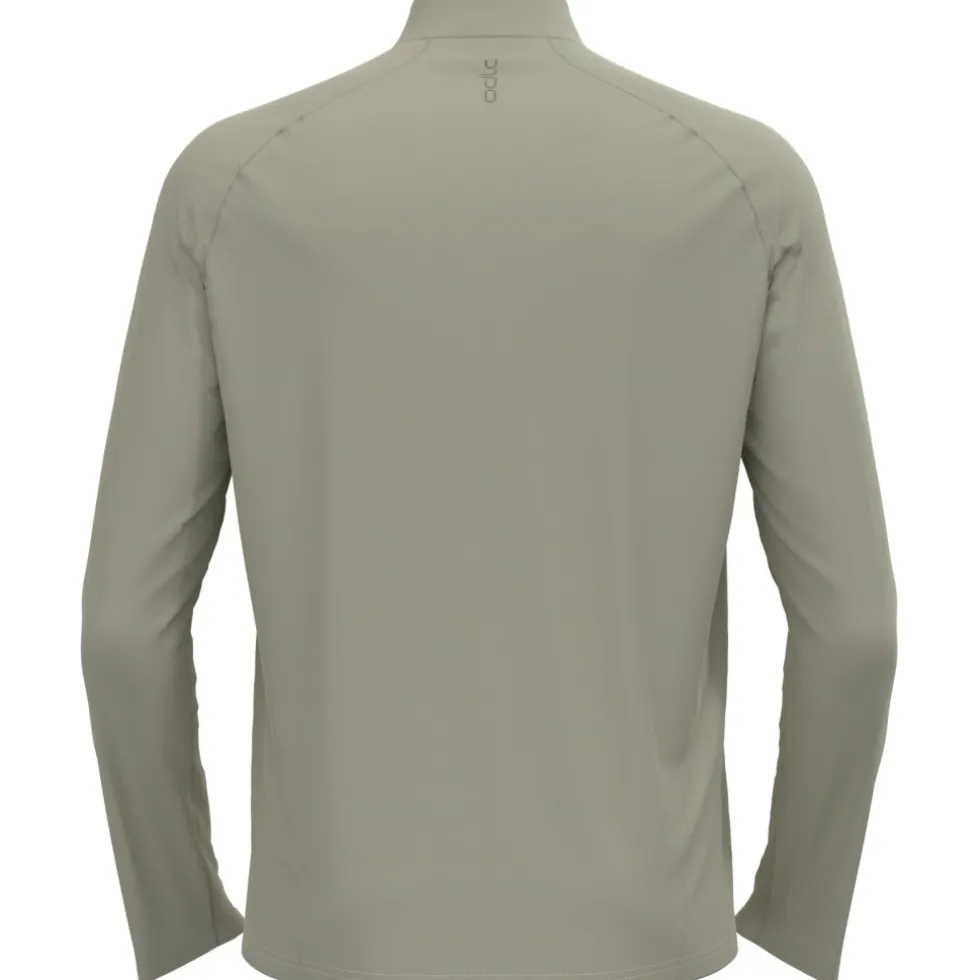 Odlo Essentials Half Zip Hardloop-Midlayer Heren - agate gray