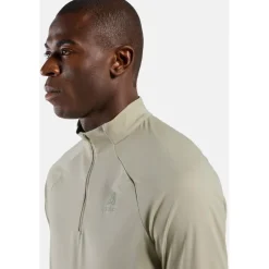 Odlo Essentials Half Zip Hardloop-Midlayer Heren - agate gray