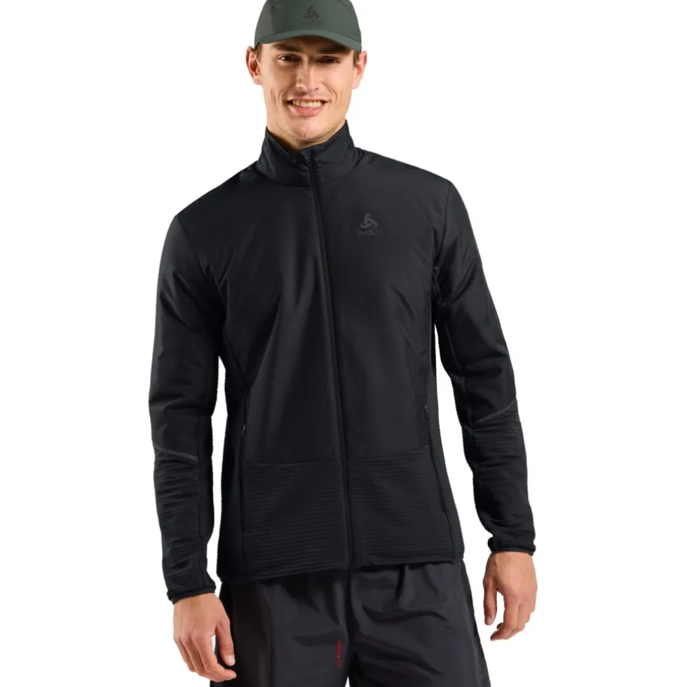 Odlo Essentials Insulator Hybride Hardloopjack Heren - zwart