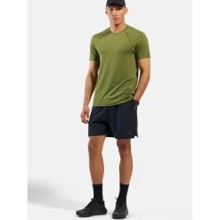 Odlo Essentials Seamless Hardloopshirt 2.0 Heren - guacamole melange