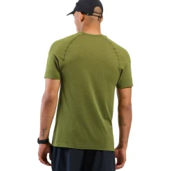 Odlo Essentials Seamless Hardloopshirt 2.0 Heren - guacamole melange