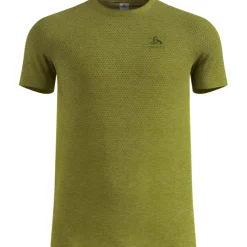 Odlo Essentials Seamless Hardloopshirt 2.0 Heren - guacamole melange