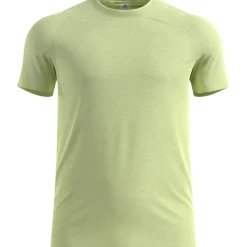 T-Shirts En Tops < Odlo Essentias Seamess Hardoopshirt Heren - shadow ime meange