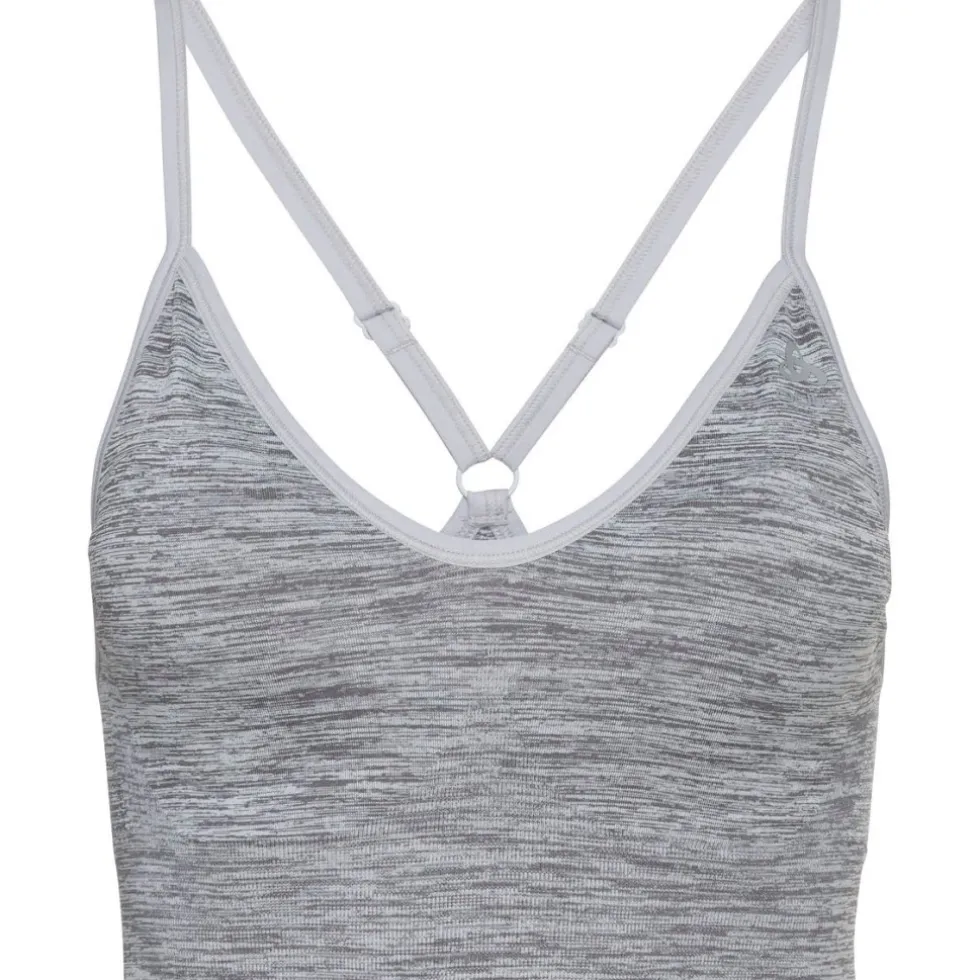 Odlo Padded Seamless Soft 2.0 Sport-BH Dames - light grey melange