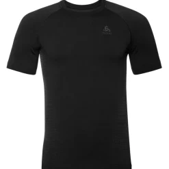Odlo Performance Warm Hemd met Korte Mouwen Heren - zwart - new odlo graphite grey