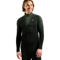 Odlo POW Blackcomb Half-Zip Hemd met Lange Mouwen Heren - urban chic