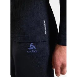 Odlo POW Blackcomb Half-Zip Hemd met Lange Mouwen Heren - skipper blue