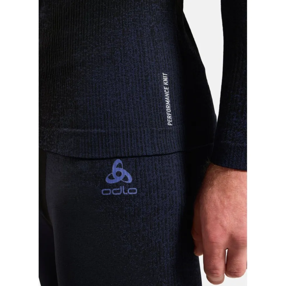 Odlo POW Blackcomb Half-Zip Hemd met Lange Mouwen Heren - skipper blue
