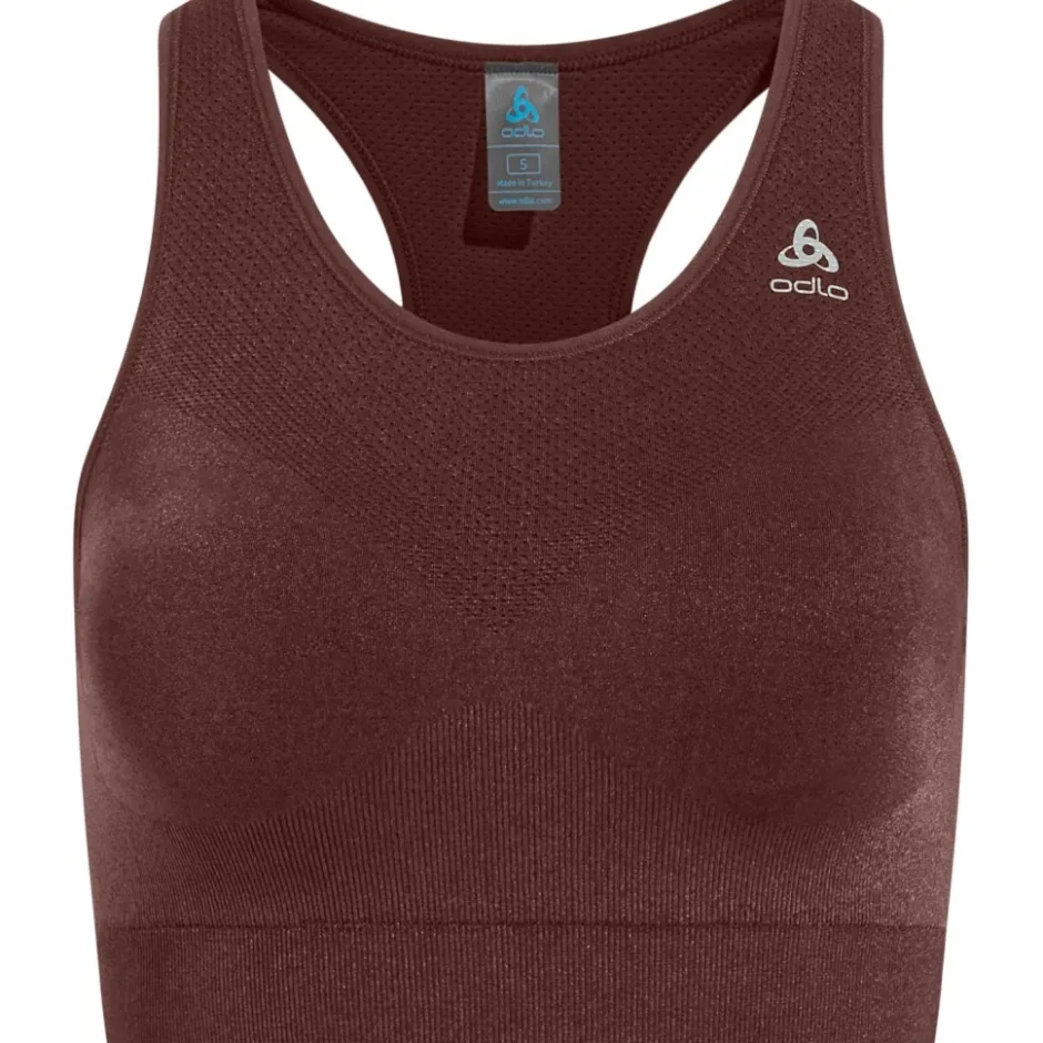 Sport Bh'S|Ondergoed < Odlo Seamless Medium Ceramicool Sport-BH Dames - fudge melange