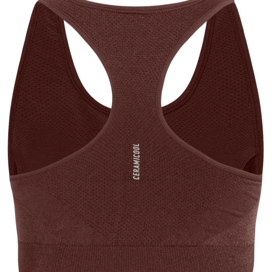 Sport Bh'S|Ondergoed < Odlo Seamless Medium Ceramicool Sport-BH Dames - fudge melange