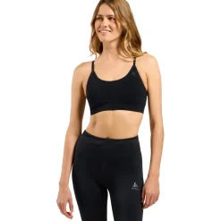 Odlo Seamless Soft-Support Omkeerbare Sportbeha Dames - zwart - grey melange