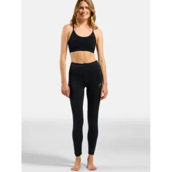 Odlo Seamless Soft-Support Omkeerbare Sportbeha Dames - zwart - grey melange