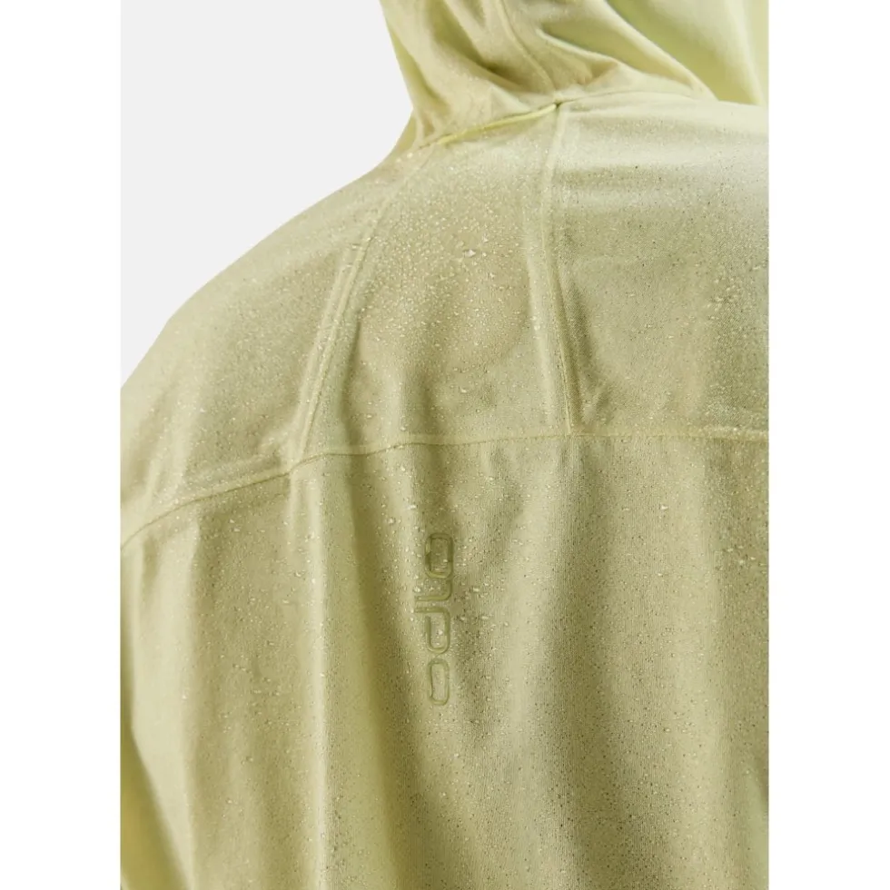 Odlo X-Alp Performance Knit Waterdichte Hardloopjack Dames - shadow lime