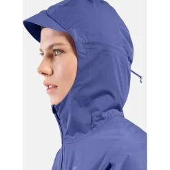 Odlo X-Alp Performance Knit Waterdichte Hardloopjack Dames - skipper blue