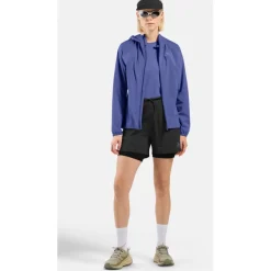 Odlo X-Alp Performance Knit Waterdichte Hardloopjack Dames - skipper blue