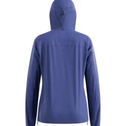 Odlo X-Alp Performance Knit Waterdichte Hardloopjack Dames - skipper blue