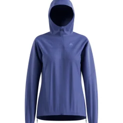 Odlo X-Alp Performance Knit Waterdichte Hardloopjack Dames - skipper blue