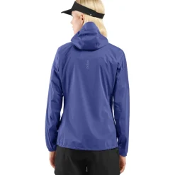 Odlo X-Alp Performance Knit Waterdichte Hardloopjack Dames - skipper blue
