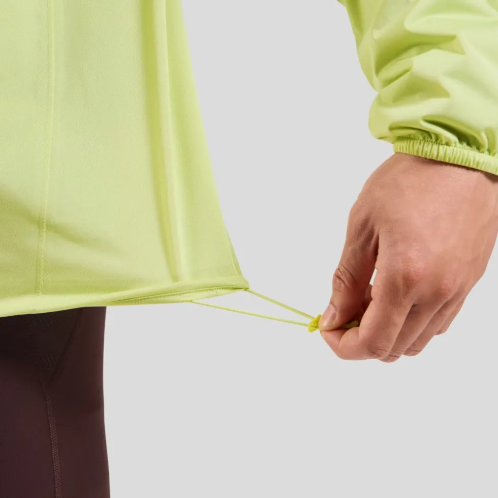 Odlo X-Alp Performance Knit Waterdichte Hardloopjack Heren - shadow lime