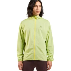 Odlo X-Alp Performance Knit Waterdichte Hardloopjack Heren - shadow lime
