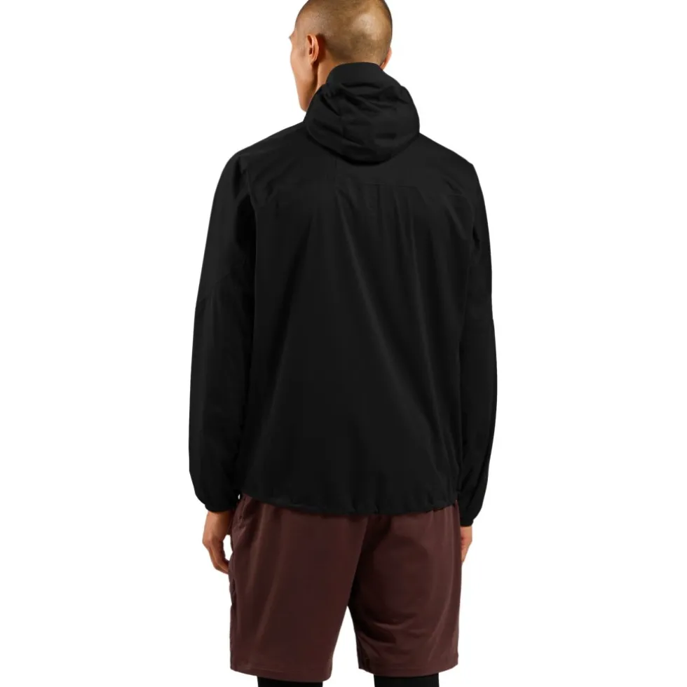 Odlo X-Alp Performance Knit Waterdichte Hardloopjack Heren - zwart - zwart