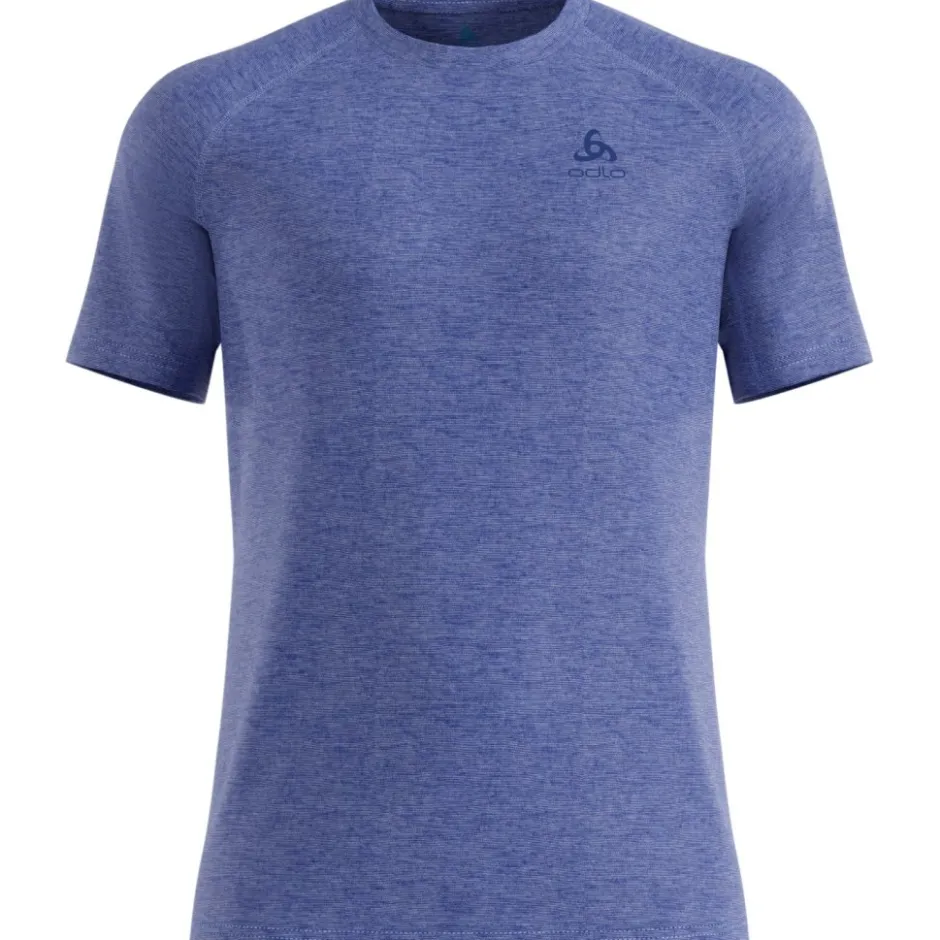 T-Shirts En Tops < Odlo X-Ap Perforance Woo 115 Trairunning-hirt Heren - dazzing bue eange