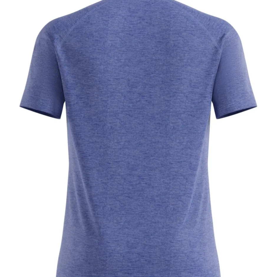 T-Shirts En Tops < Odlo X-Ap Perforance Woo 115 Trairunning-hirt Heren - dazzing bue eange