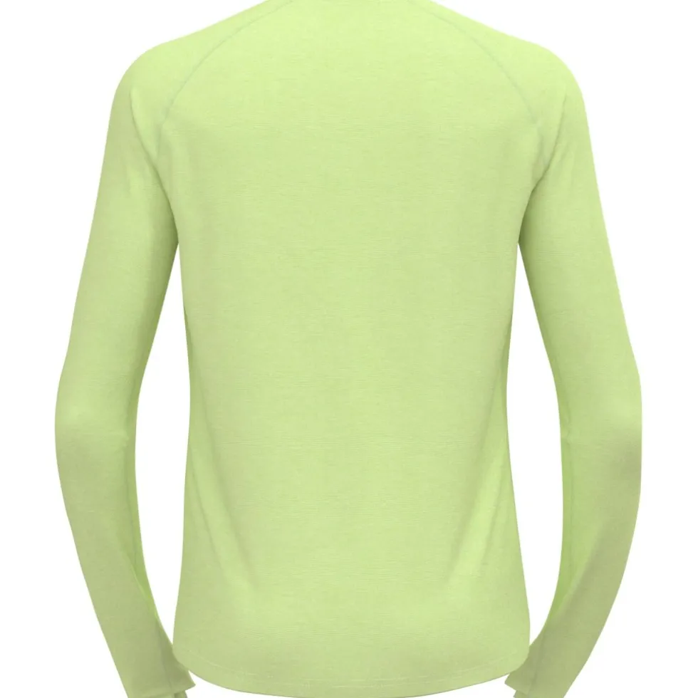 Odlo X-Alp Performance Wool 115 Trailrunning Longsleeve Heren - shadow lime melange