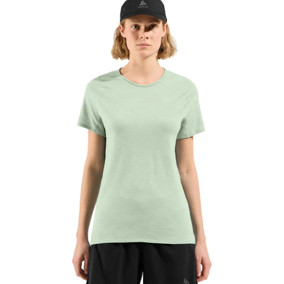 Odlo X-Alp Performance Wool 115 Trailrunning-Shirt Dames - ambrosia melange