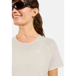 Odlo X-Alp Performance Wool 115 Trailrunning-Shirt Dames - gardenia
