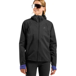Jassen & Vesten < Odlo X-Alp Pro 2.5L Waterdicht Jack Dame - zwart