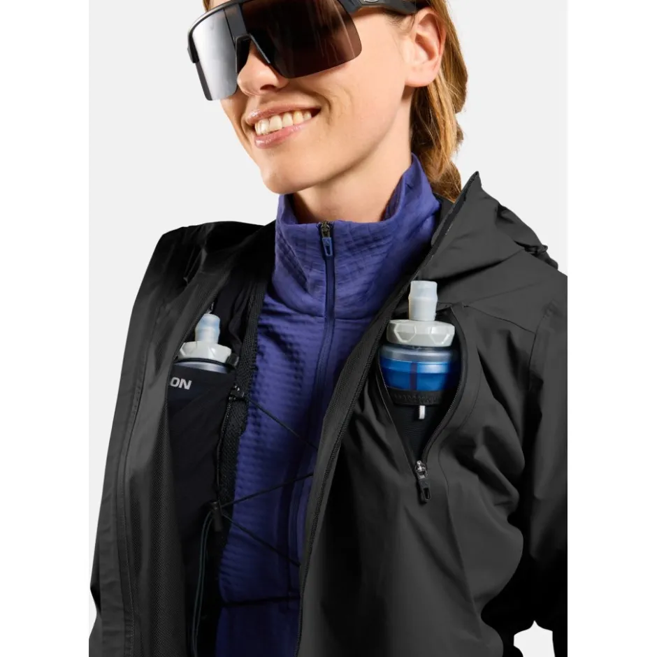 Jassen & Vesten < Odlo X-Alp Pro 2.5L Waterdicht Jack Dame - zwart