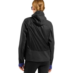 Jassen & Vesten < Odlo X-Alp Pro 2.5L Waterdicht Jack Dame - zwart
