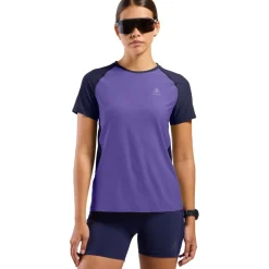 Odlo X-Alp Trailrunning T-Shirt Dames - afterparty - eclipse