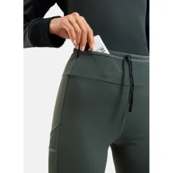 Broeken & Rokken < Odlo X-Ap Warm Cargo Trai Running Tight Dames - urban chic