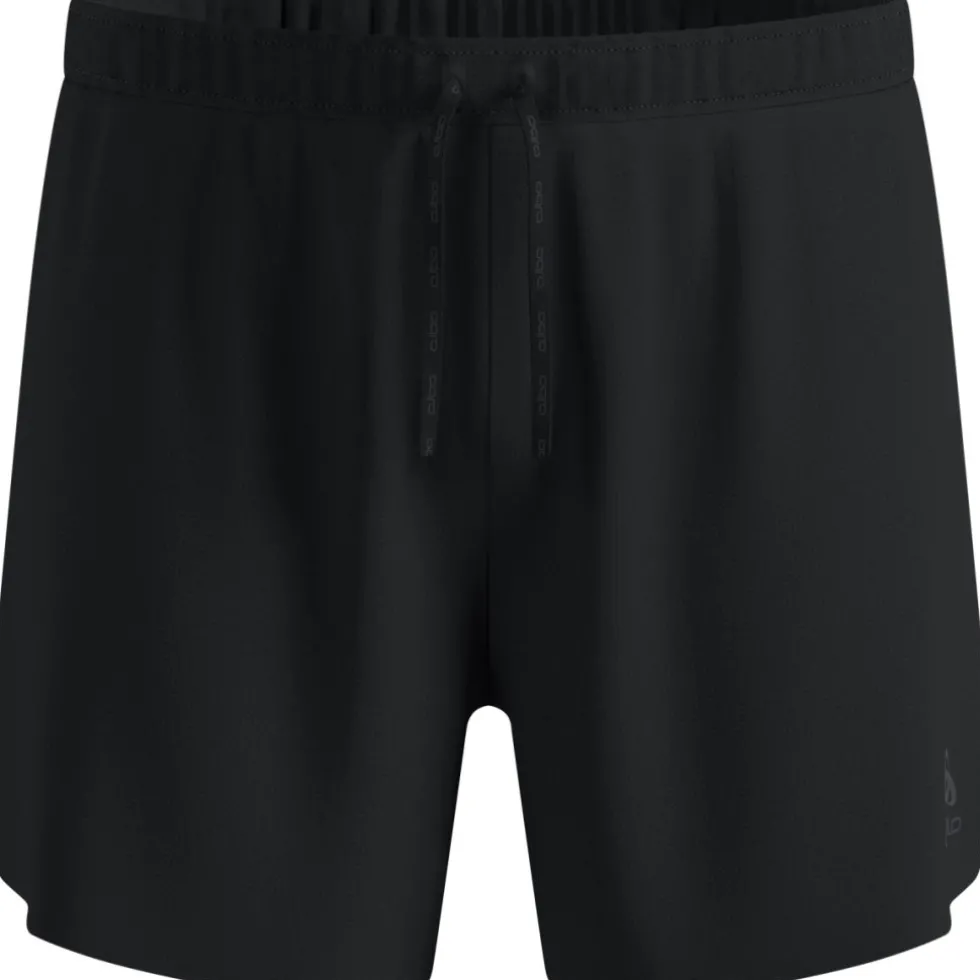 Odlo Zeroweight 5 Inch Korte hardloop-half-tights met korte voering voor heren - black
