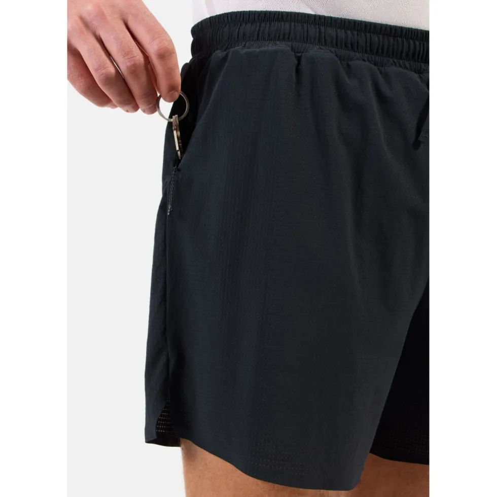Odlo Zeroweight 5 Inch Korte hardloop-half-tights met korte voering voor heren - black